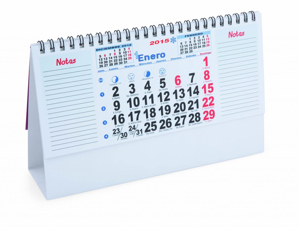 Calendario De Escritorio Bienvenido A Le Fame 9335